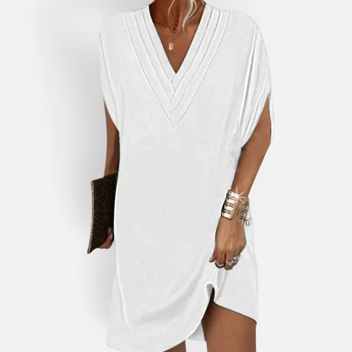 Duvrier | Women's Elegant Tummy-Hiding Dress