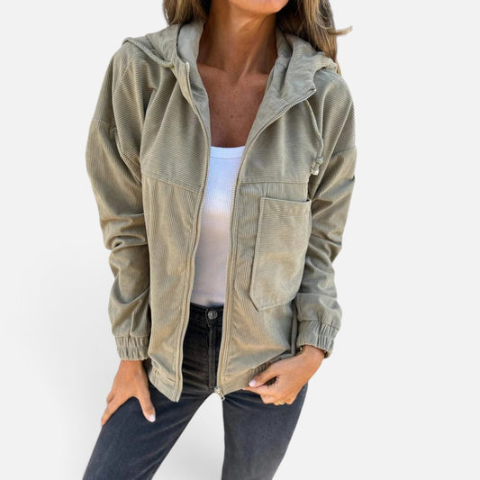 Duvrier | Women's Hooded Zip Up Jacket