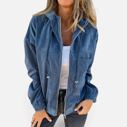 Duvrier | Women's Hooded Zip Up Jacket
