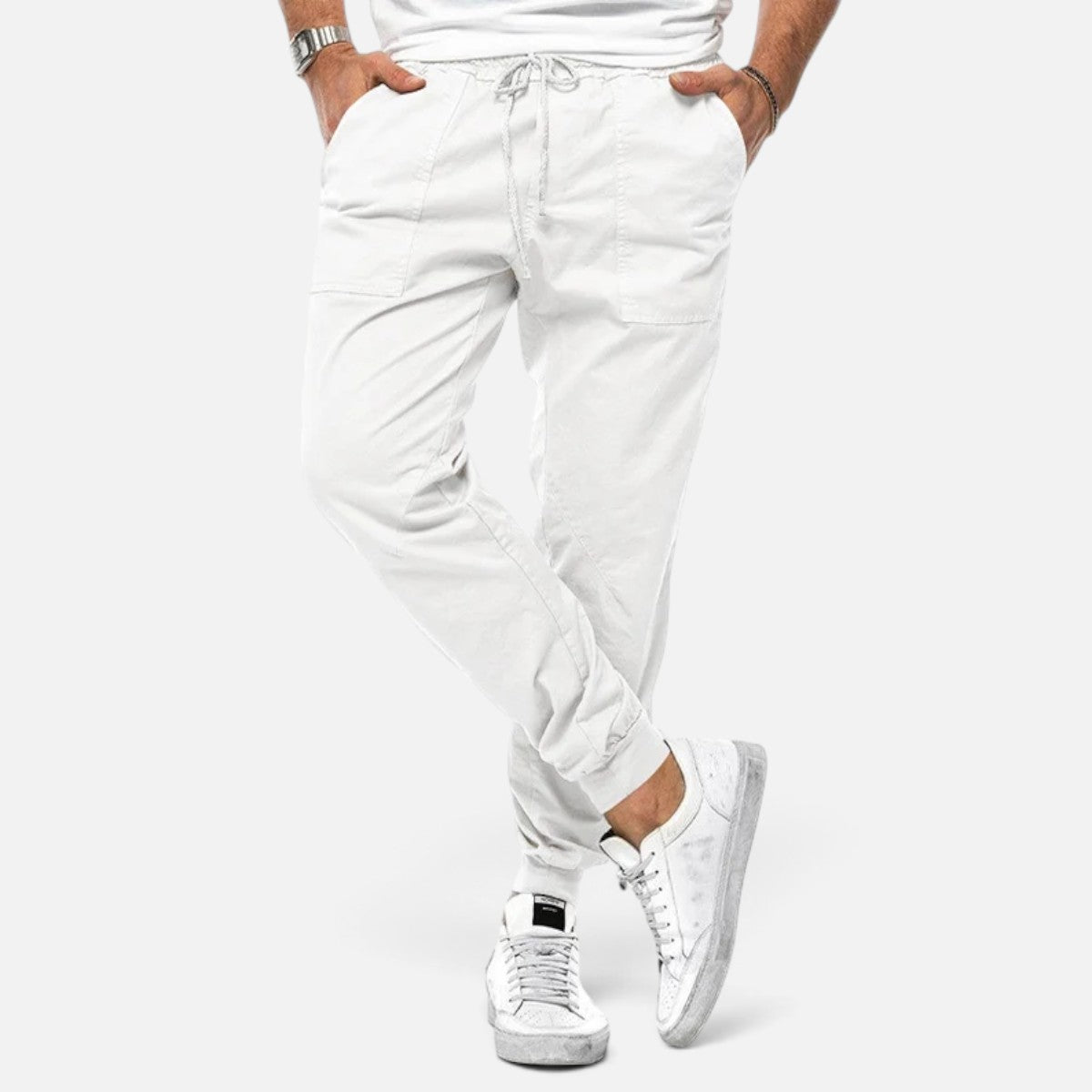 Duvrier | Men's Slim-Fit Jogger Trousers