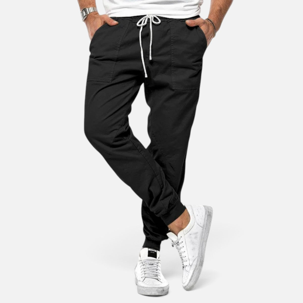 Duvrier | Men's Slim-Fit Jogger Trousers