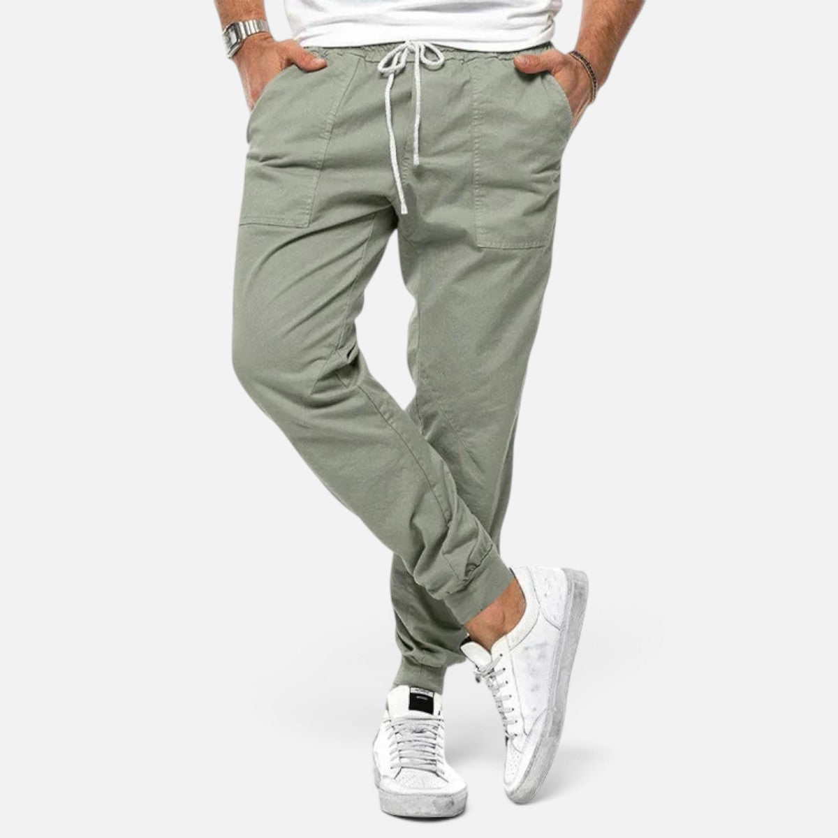 Duvrier | Men's Slim-Fit Jogger Trousers