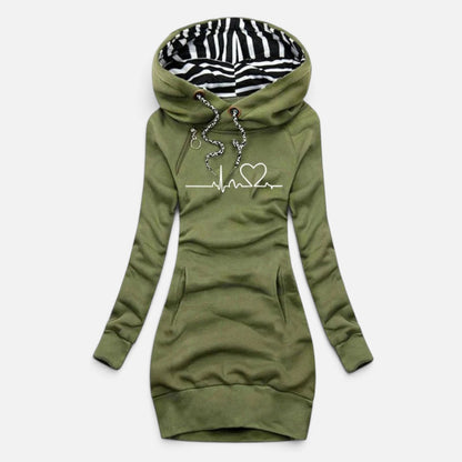 Duvrier | Women's Roll Neck Jumper Dress