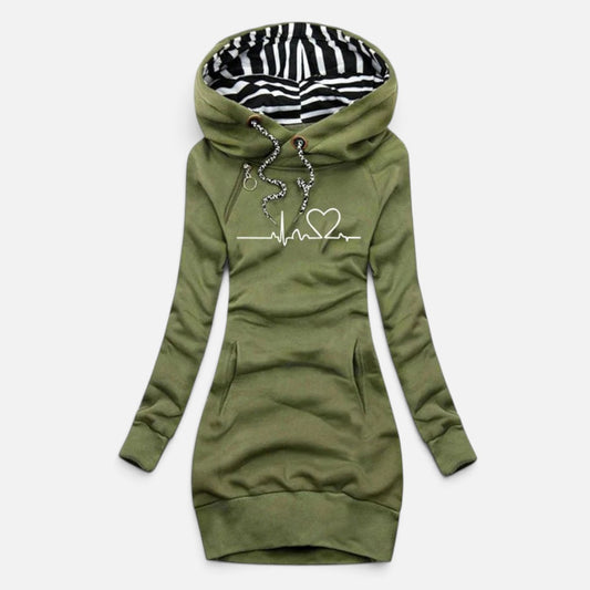 Duvrier | Women's Roll Neck Jumper Dress