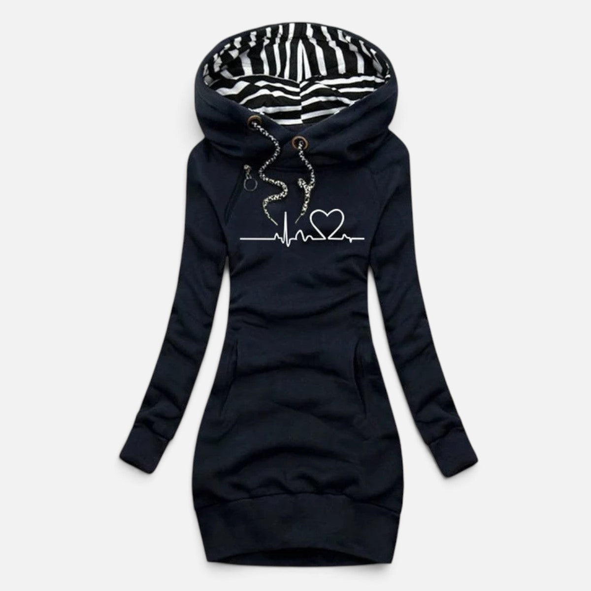 Duvrier | Women's Roll Neck Jumper Dress