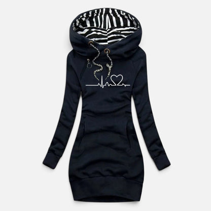 Duvrier | Women's Roll Neck Jumper Dress