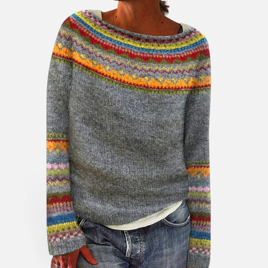 Duvrier | Women's Retro Knitted Jumper