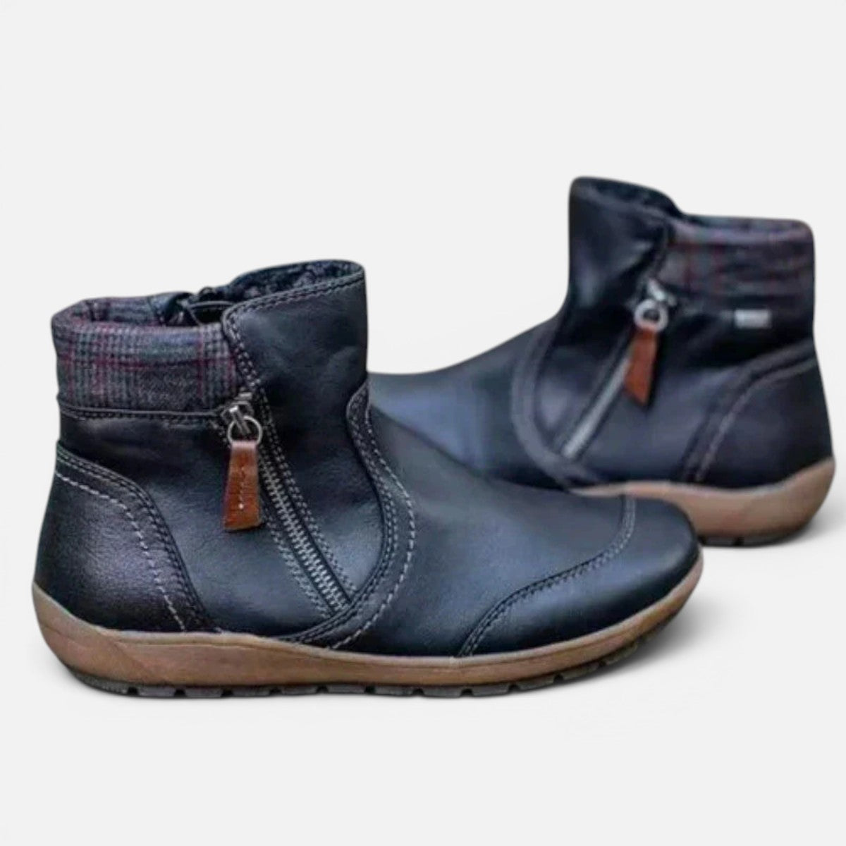 Duvrier | Women's Orthopaedic Leather Ankle Boots