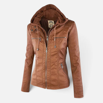 Duvrier | Women's Casual Leather Jacket