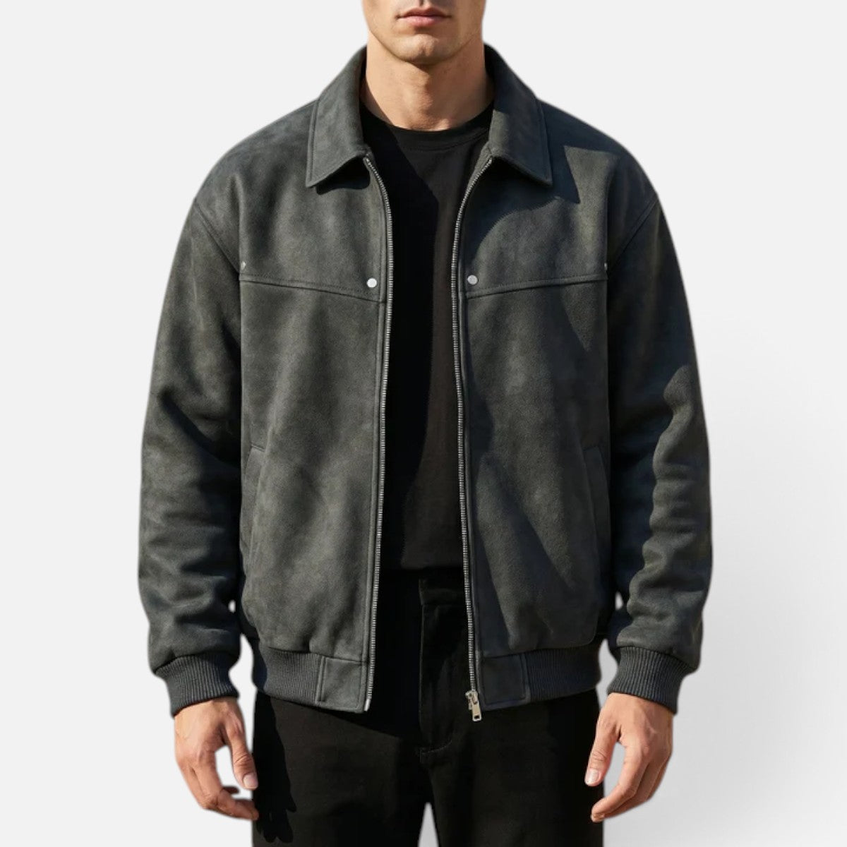 Duvrier | Men's Lambskin Leather Jacket