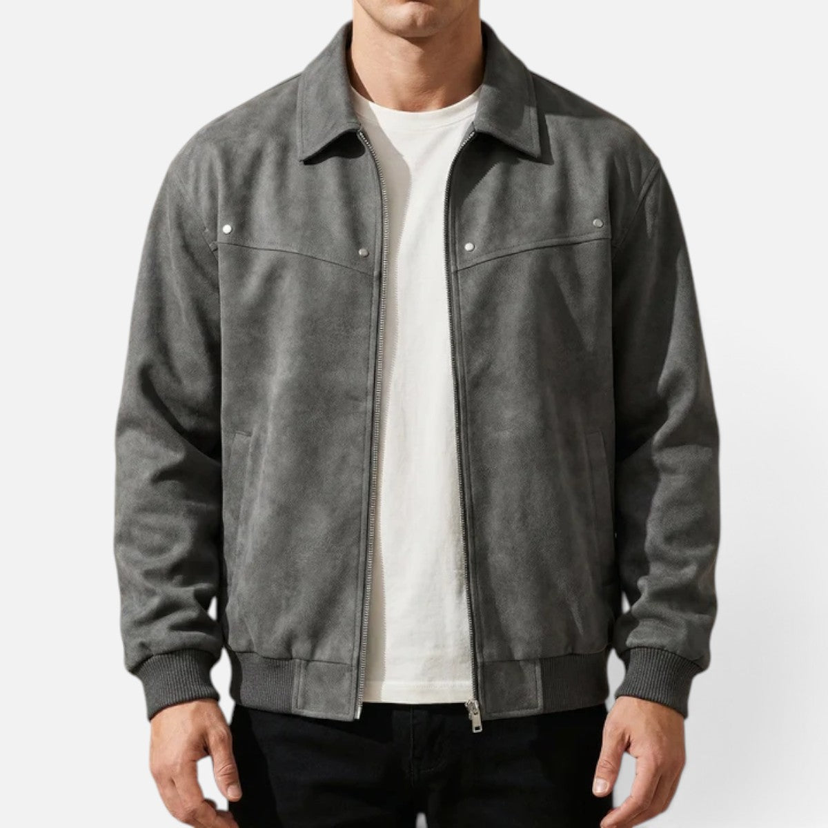 Duvrier | Men's Lambskin Leather Jacket
