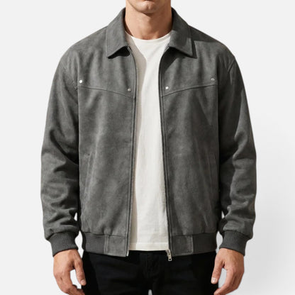 Duvrier | Men's Lambskin Leather Jacket