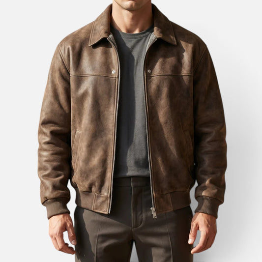 Duvrier | Men's Lambskin Leather Jacket