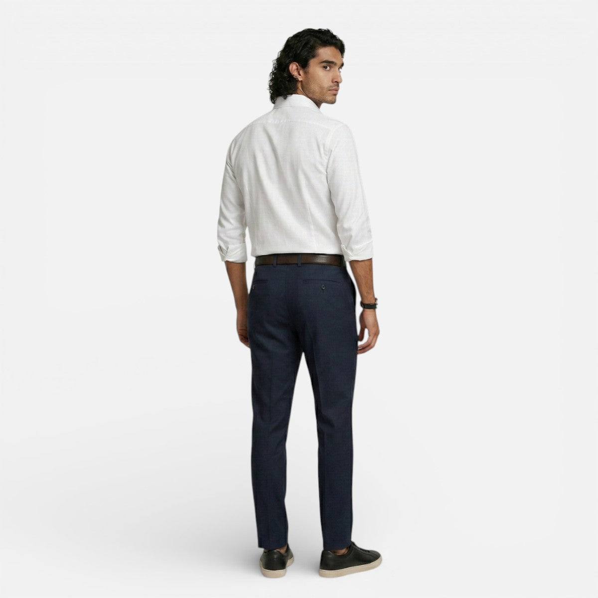 Duvrier | Men’s Comfortable Leather Sneakers – Smart Casual Wear