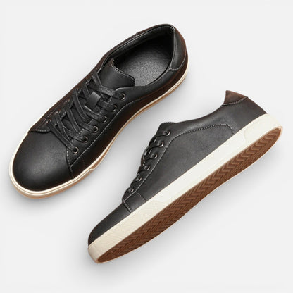 Duvrier | Men’s Comfortable Leather Sneakers – Smart Casual Wear