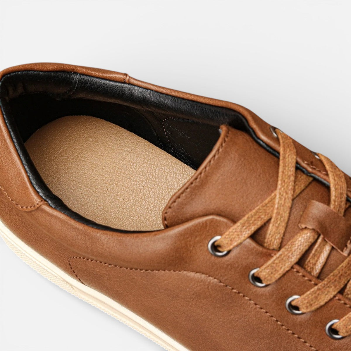 Duvrier | Men’s Comfortable Leather Sneakers – Smart Casual Wear