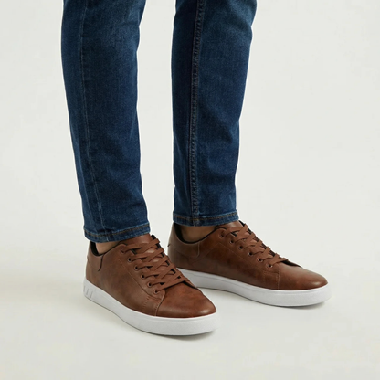 Duvrier l Men’s Leather Sneakers - Durable Everyday Comfort