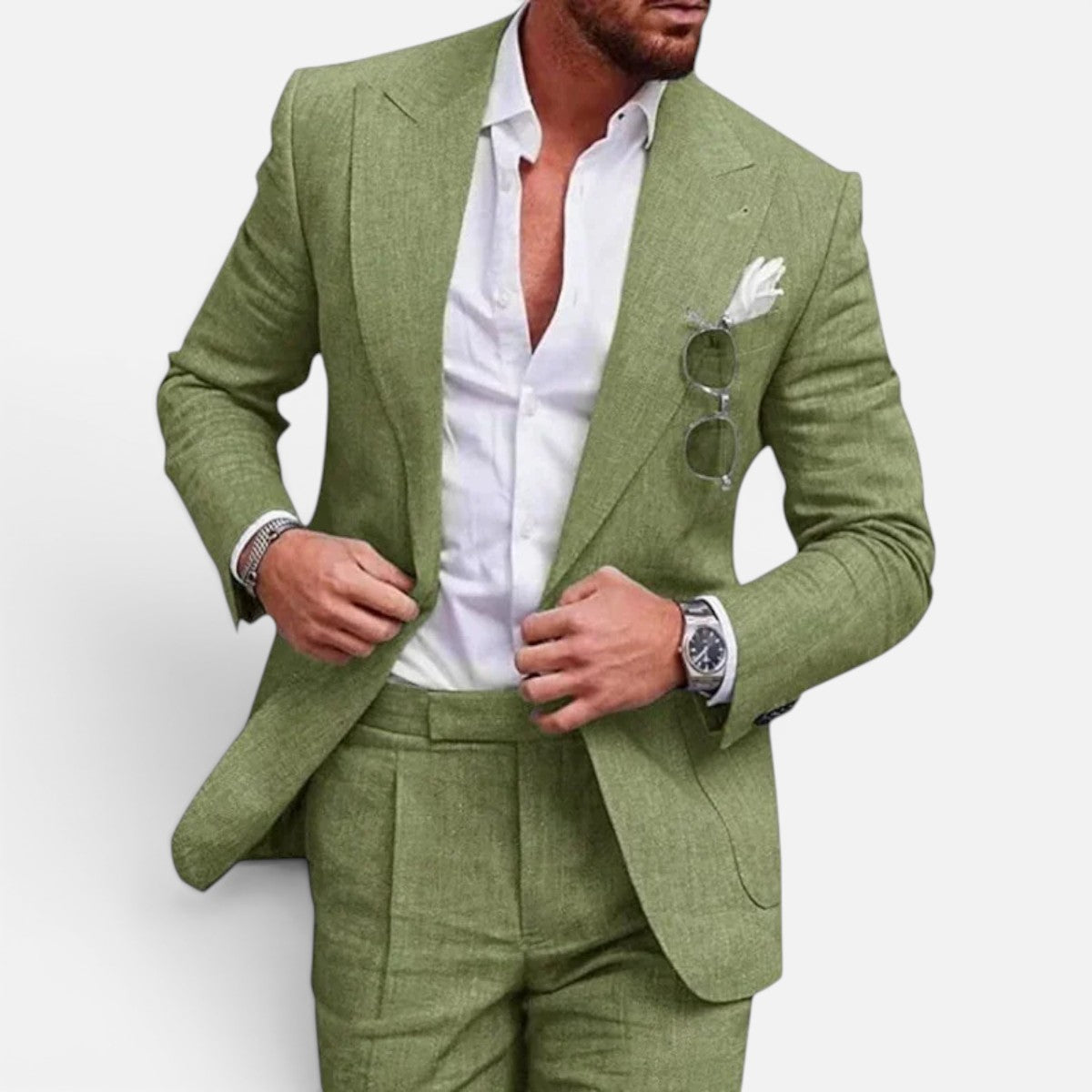 Duvrier | Men's Breathable Wedding Suit - Elegant Formal Wear