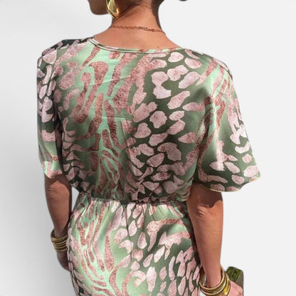Duvrier | Women's Wedding Guest Wrap Maxi Dress
