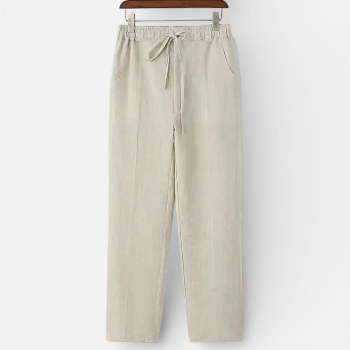Duvrier | Men’s Breathable Linen Trousers - Comfortable Everyday Fit