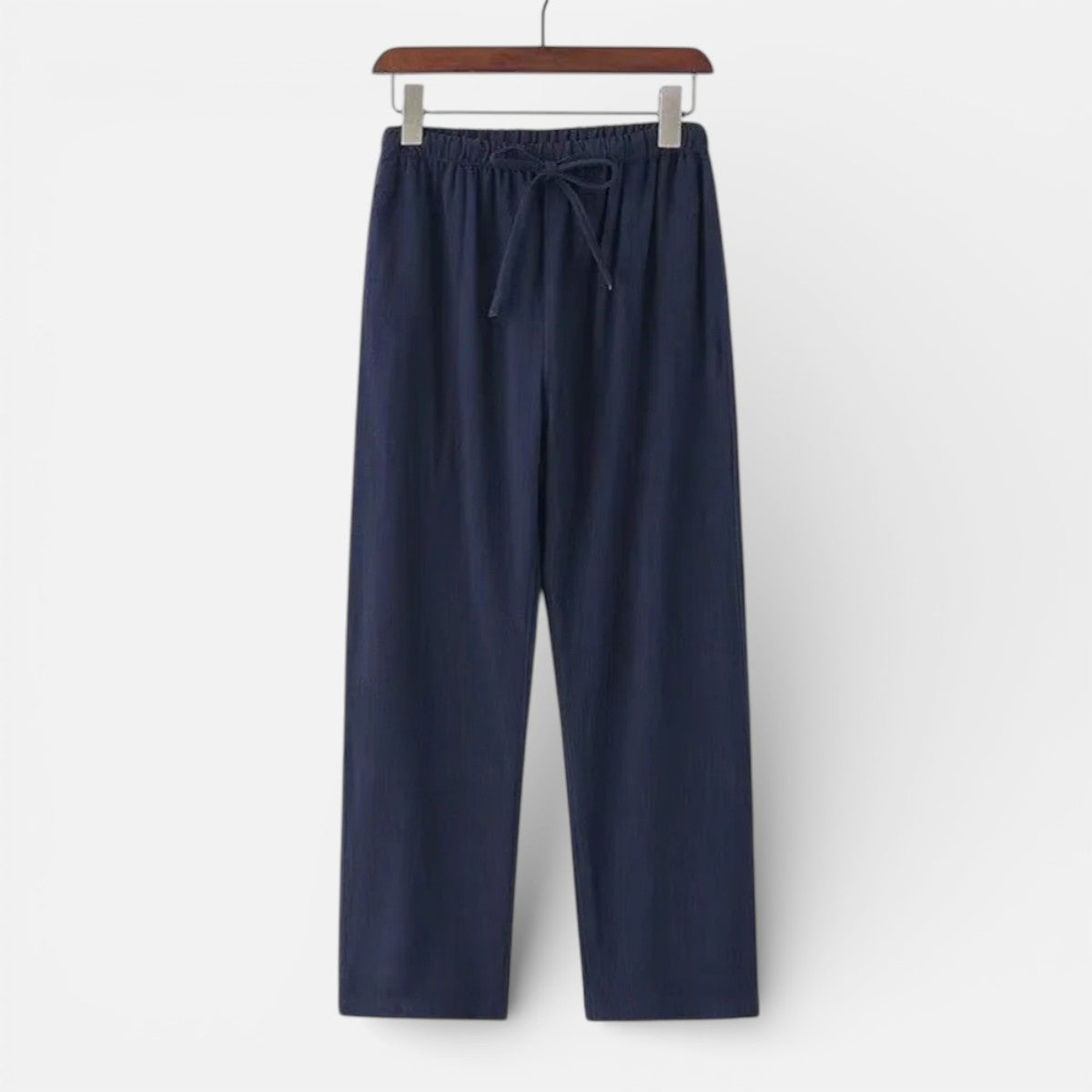 Duvrier | Men’s Breathable Linen Trousers - Comfortable Everyday Fit