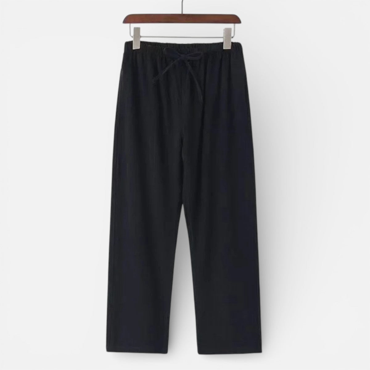 Duvrier | Men’s Breathable Linen Trousers - Comfortable Everyday Fit