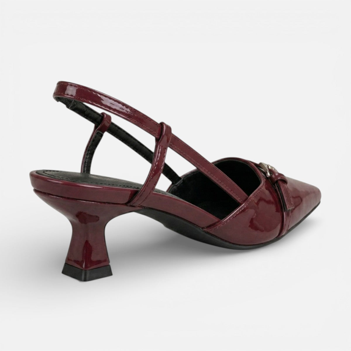 Duvrier | Women's Leather Mid Heels - Comfortable Office Wear