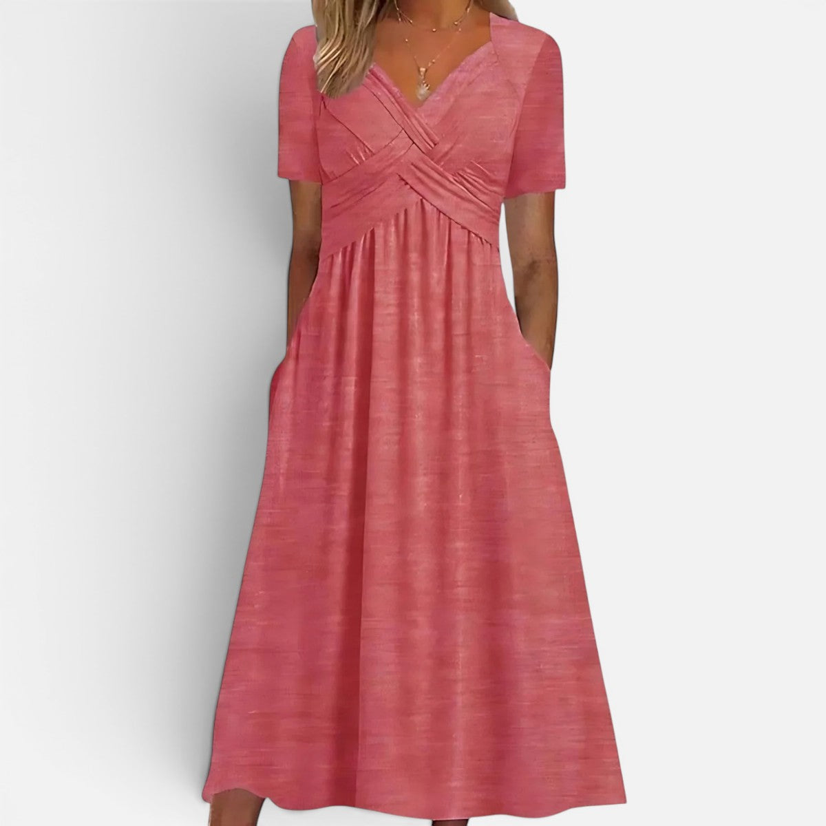Duvrier | Women's  Midi Dress With Tummy Control
