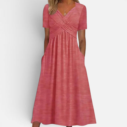 Duvrier | Women's  Midi Dress With Tummy Control