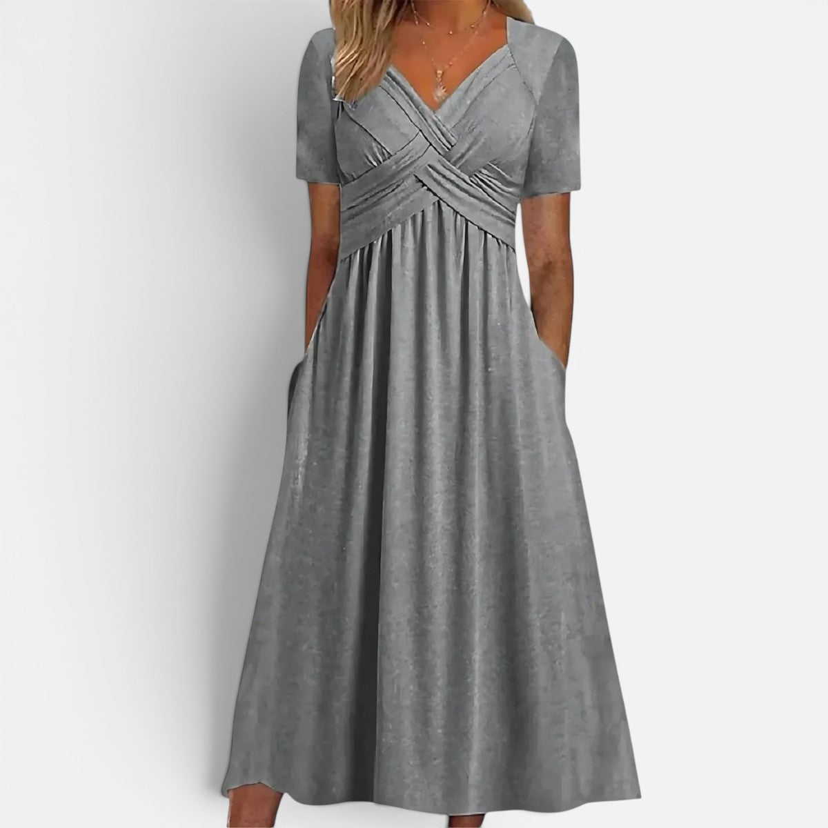 Duvrier | Women's  Midi Dress With Tummy Control