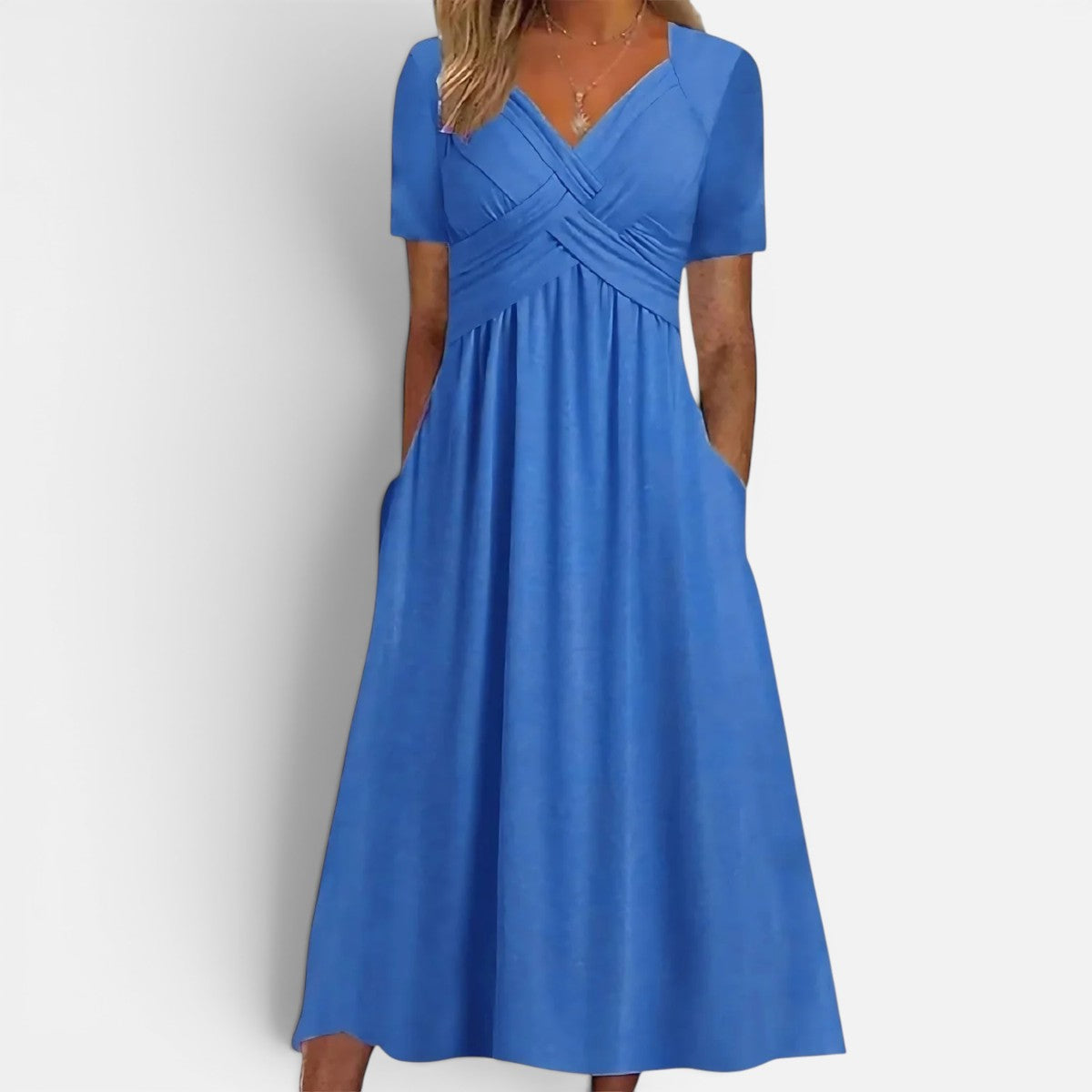 Duvrier | Women's  Midi Dress With Tummy Control