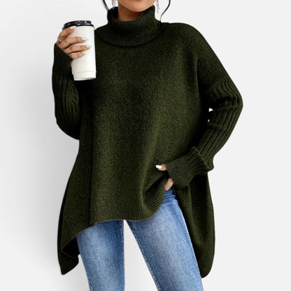 Duvrier | Women's Long Roll Neck Jumper