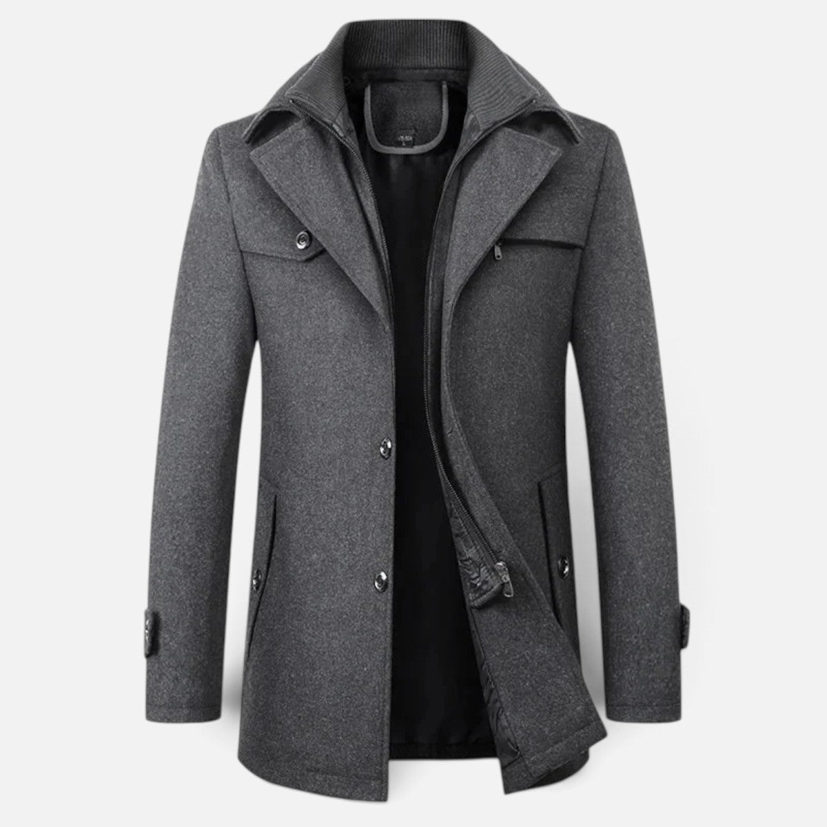 Duvrier | Men's Mid-Length Pea Coat