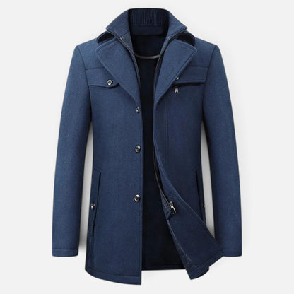Duvrier | Men's Mid-Length Pea Coat