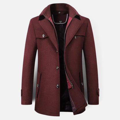 Duvrier | Men's Mid-Length Pea Coat