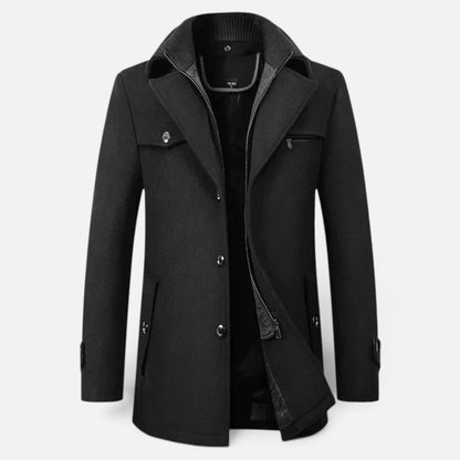 Duvrier | Men's Mid-Length Pea Coat