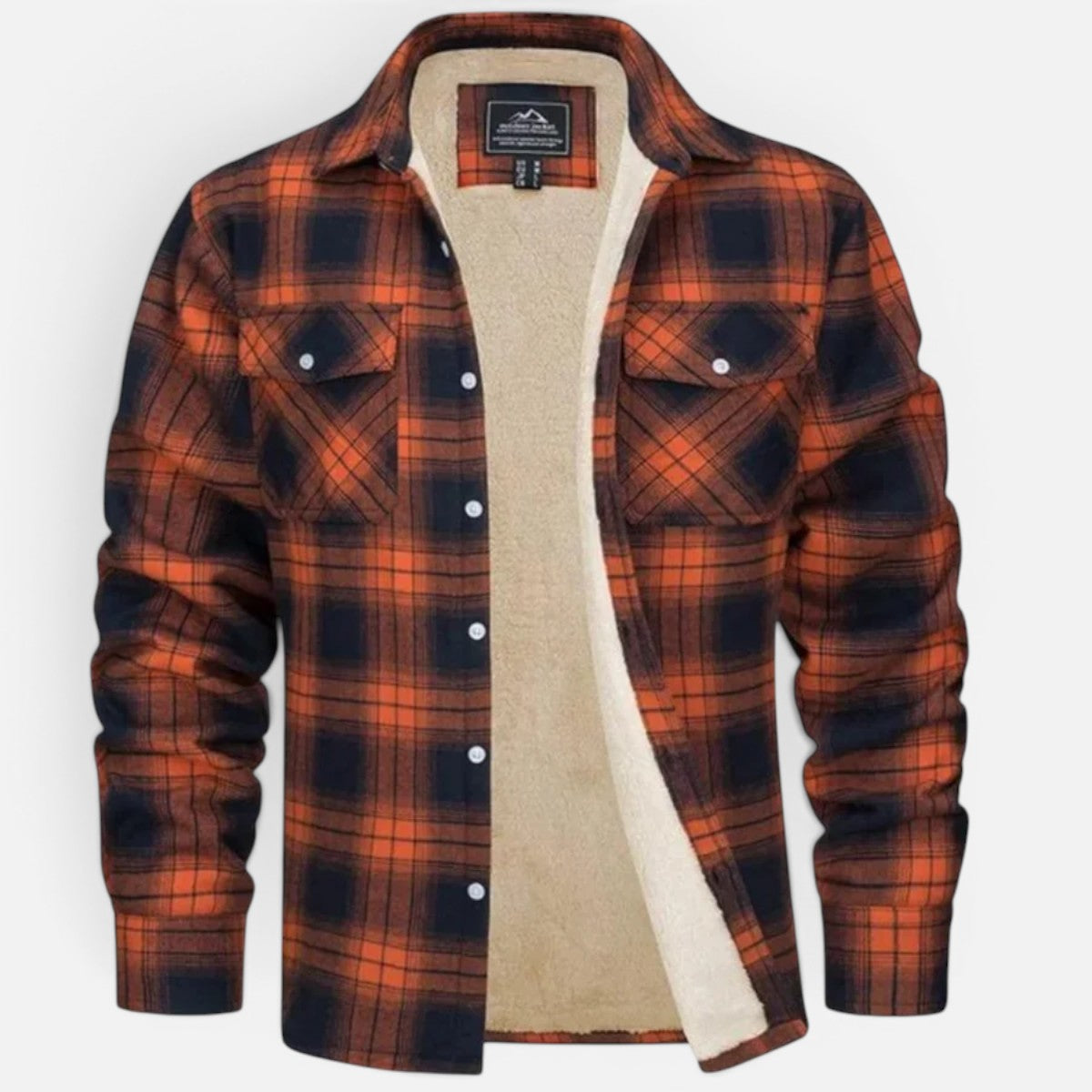 Duvrier | Men's Sherpa Lined Plaid Jacket