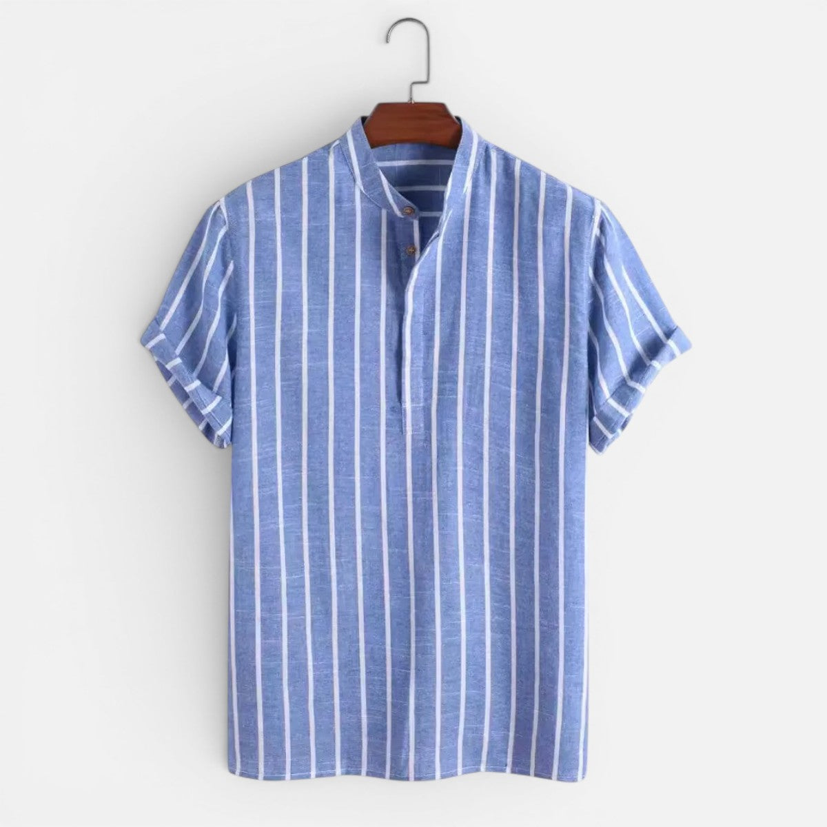Duvrier | Men’s Breathable Sailor Polo Shirt - Short Sleeve Everyday Wear