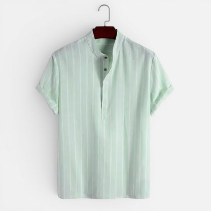 Duvrier | Men’s Breathable Sailor Polo Shirt - Short Sleeve Everyday Wear