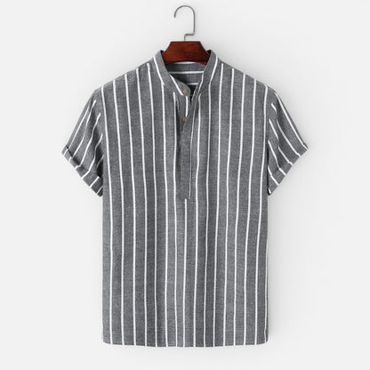 Duvrier | Men’s Breathable Sailor Polo Shirt - Short Sleeve Everyday Wear