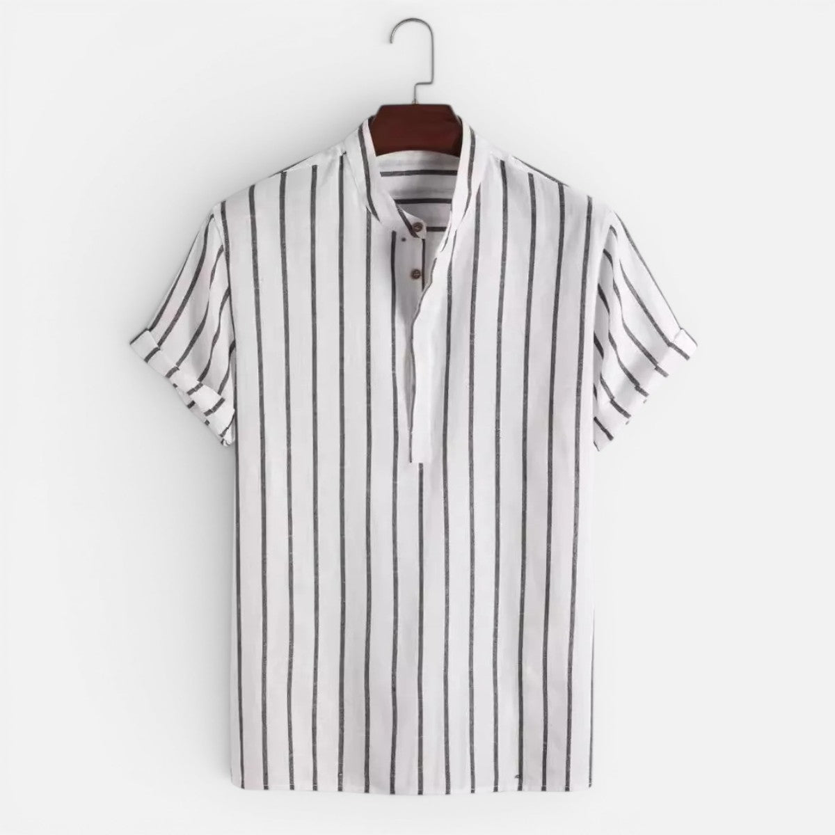 Duvrier | Men’s Breathable Sailor Polo Shirt - Short Sleeve Everyday Wear