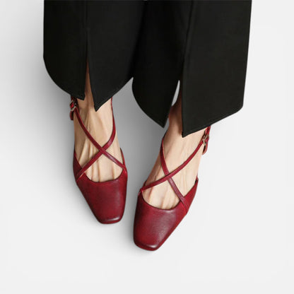Duvrier | Women's Elegant Leather Heels - Comfortable Elegant Fit