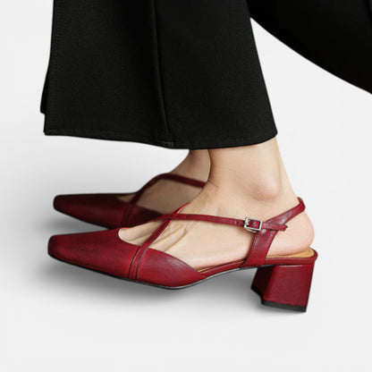 Duvrier | Women's Elegant Leather Heels - Comfortable Elegant Fit