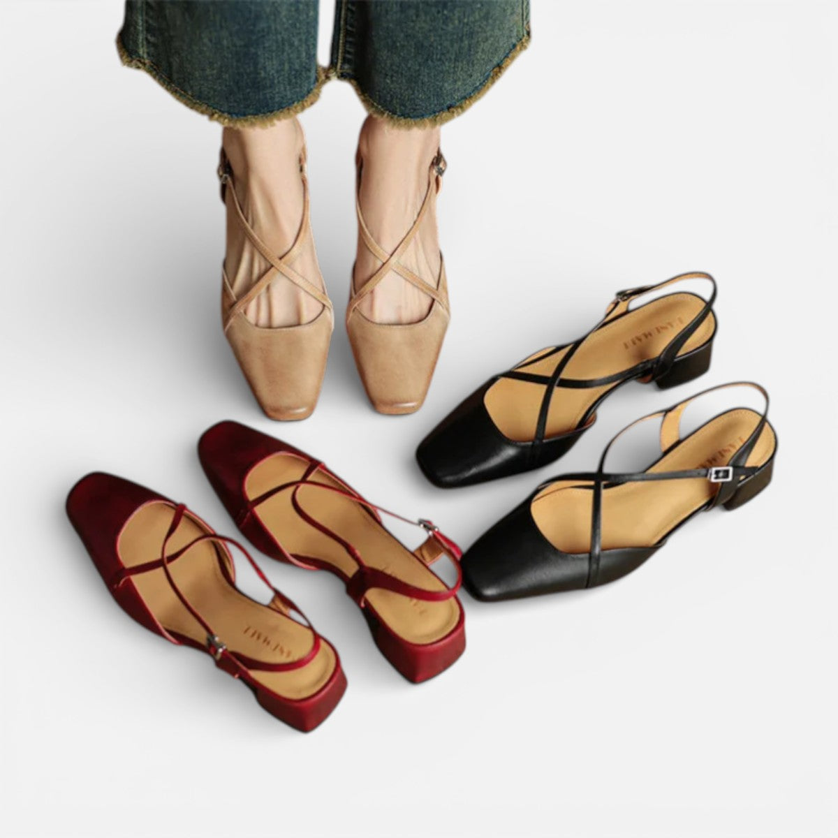Duvrier | Women's Elegant Leather Heels - Comfortable Elegant Fit
