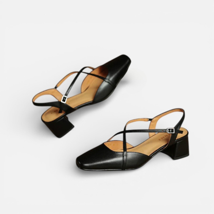 Duvrier | Women's Elegant Leather Heels - Comfortable Elegant Fit