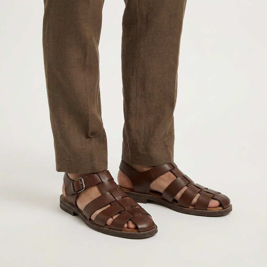 Duvrier | Men's Premium Sandals - Adjustable Straps, Breathable