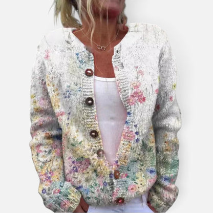 Duvrier | Women's Floral Print Cardigan