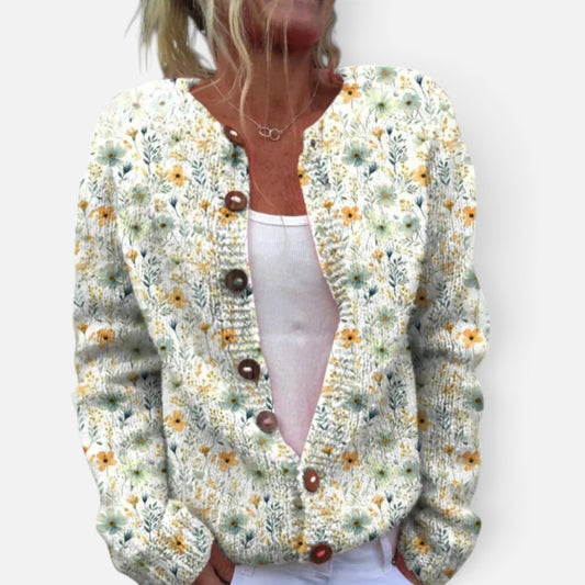 Duvrier | Women's Floral Print Cardigan