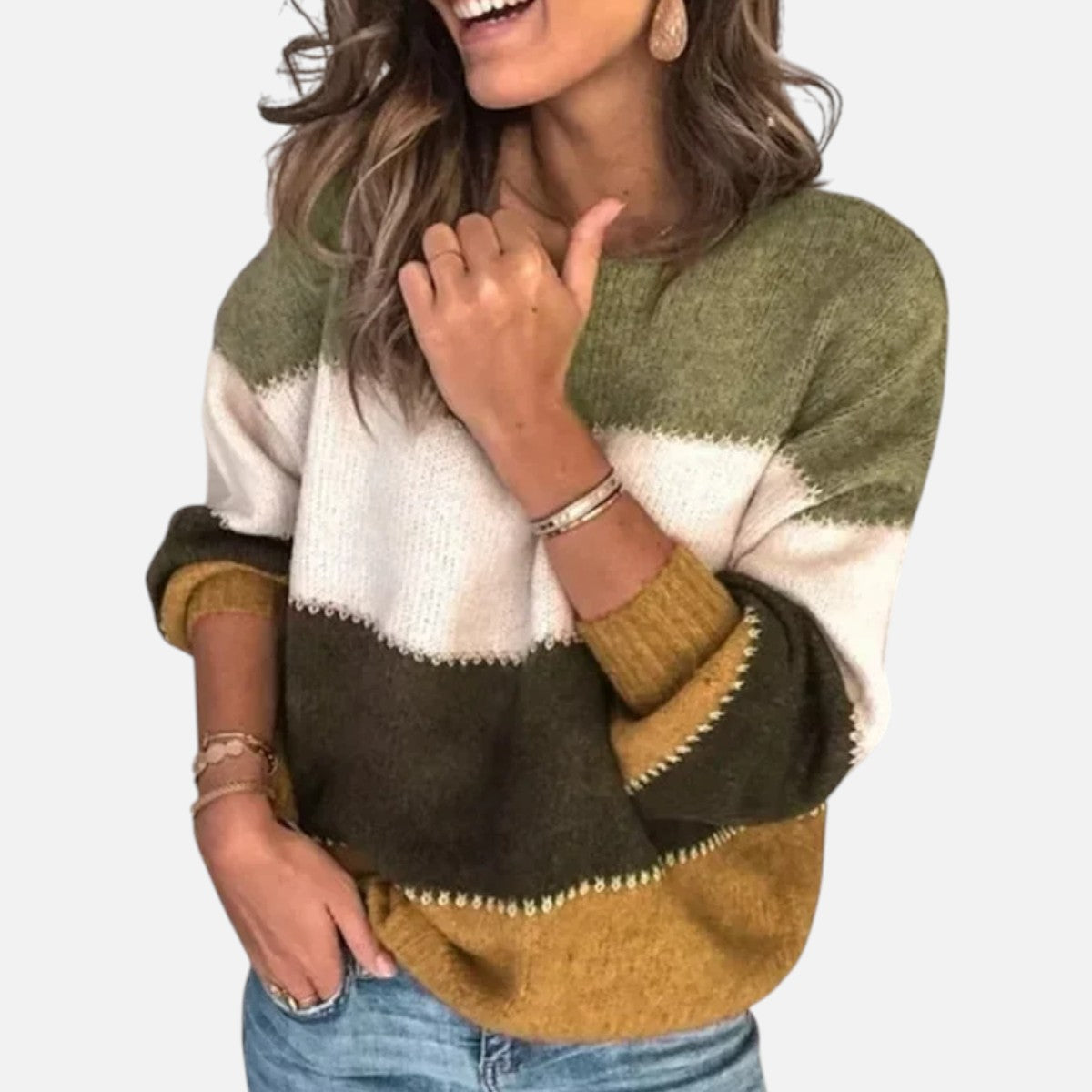 Duvrier | Women's Retro Knitted Jumper