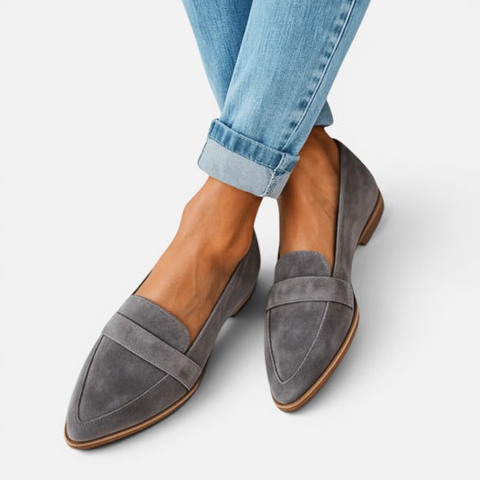 Duvrier | Women's Orthopaedic Soft Suede Loafers